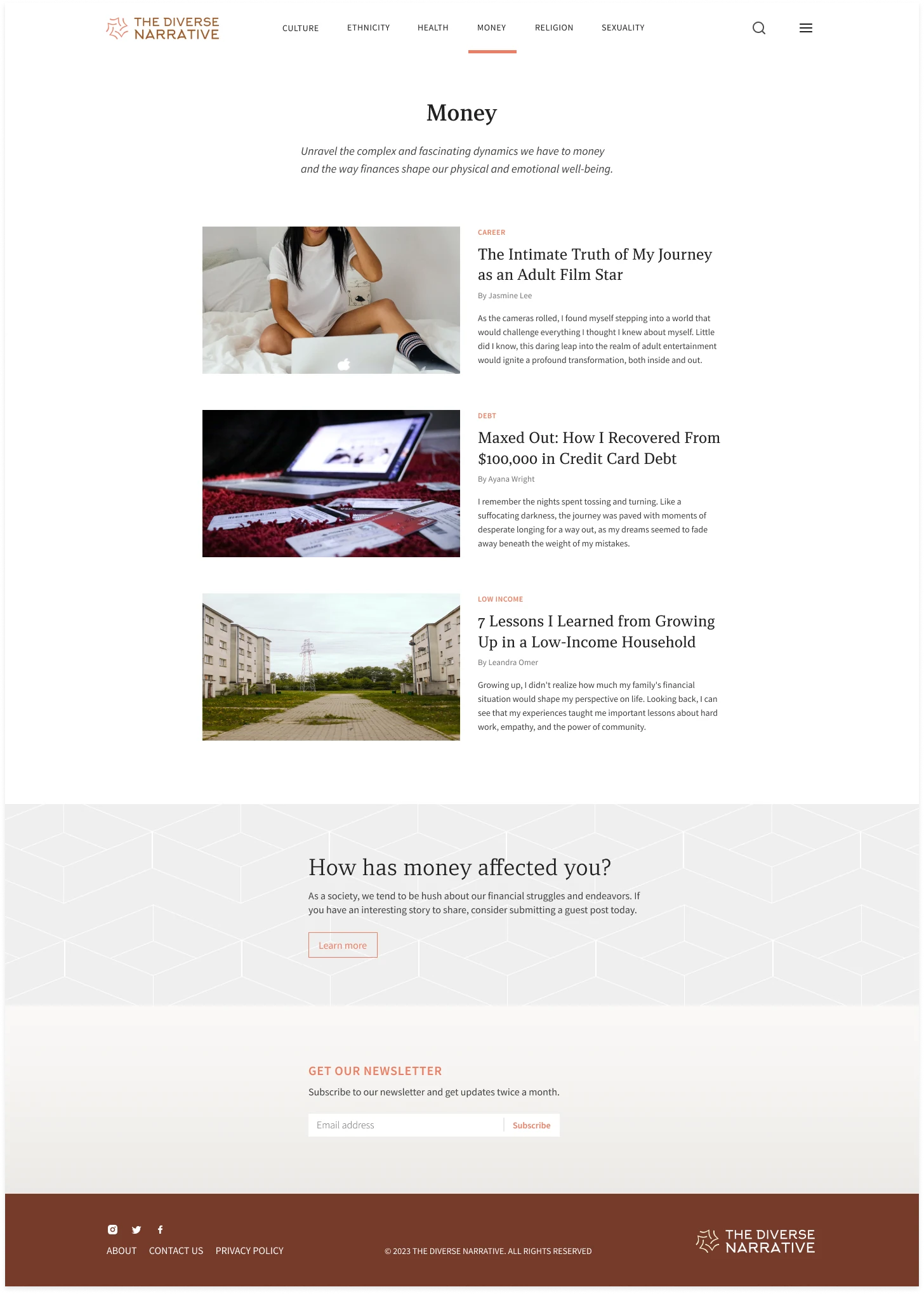 Topic archive – first iteration